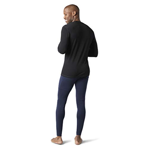 Smartwool Men's Classic Thermal Merino Base Layer Crew, Black, Medium by Smartwool - Image 3