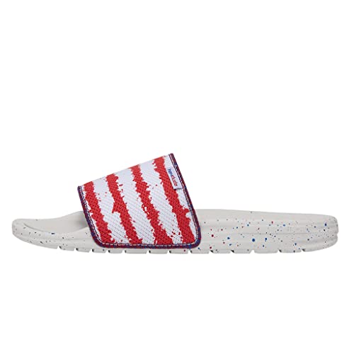 Image of HEYDUDE Women's Peggy Flag Multiple Colors | Women's Shoes | Women's Lace Up Loafers | Comfortable & Light-Weight