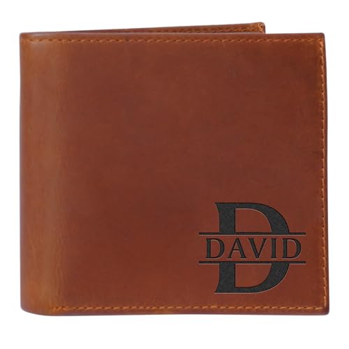Custom Gifts for Fathers Day, Custom Gifts for Men, Personalized Initials Name & Inside Text, Customizable Monogram Men Wallet, Valentine Gift for Him, Personalized Men Wallet for Groom Wedding3