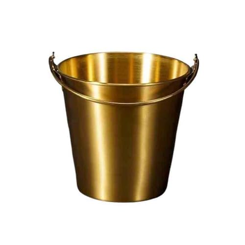 Seau à glace inox 304 or haut de gamme pour restaurant