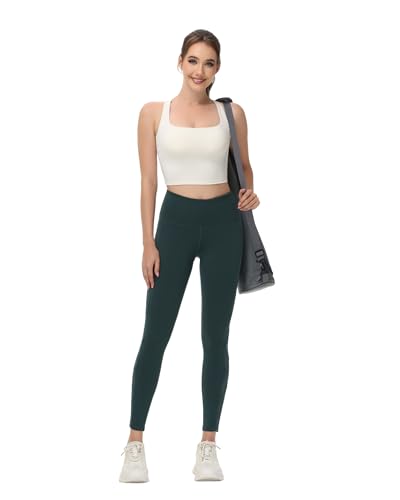Image of romansong Strappy Yoga Sports Bras for Women Padded Criss-Cross Back Tank Tops
