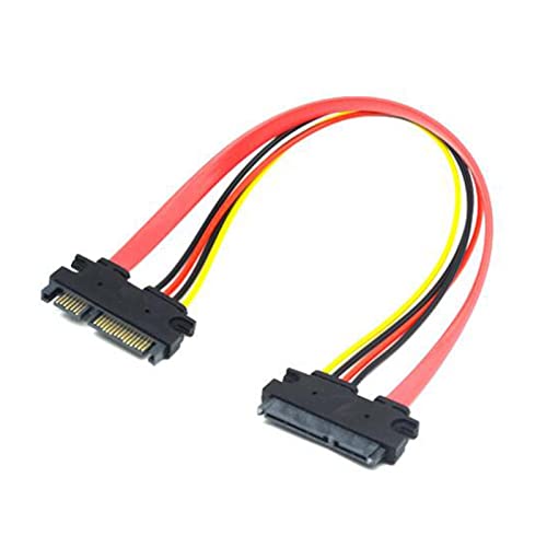 Cable de datos y alimentación Serial ATA 30cm 7+15 22Pin miniatura 5