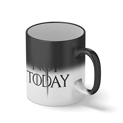 Not Today Game Of Thrones Arya Stark Black Magic Kaffeetasse Mug Not Today Game Of Thrones Arya Stark Black Magic Kaffeetasse Mug