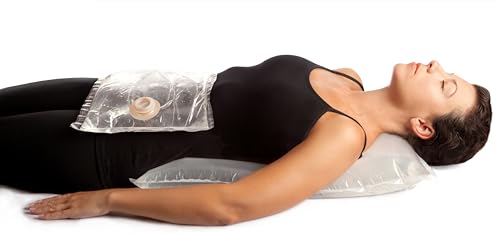 Image of Fomentek Hot Water Therapy Bag - Hot & Cold Water Bottle - Apply Soothing Heat with Warm Water - Pain and Cramps Relief for The Back, Stomach, Feet, Neck, Arms, Shoulders, 2-Pack Small (11" x 15")