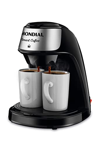 Cafeteira Elétrica Smart Coffe, Mondial, Preto/Inox, 500W, 110V - C-42-2X-BI