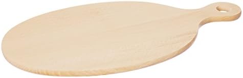 Excelsa Goods Wood Cutting Board Oval, 34 x 16.5 x 1 cm, Brown