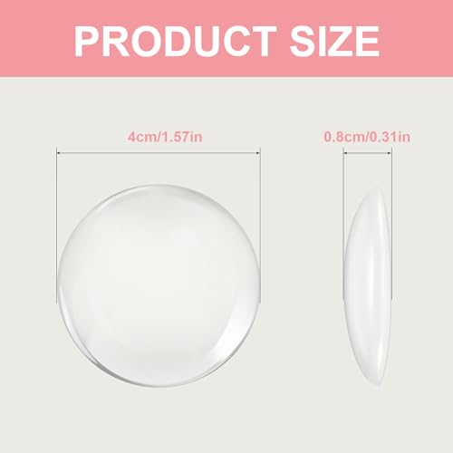 6 Stück Gummipuffer Selbstklebend, Türpuffer Transparent, türgriff schutz, türstopper gummi, Türstopper Wand Selbstklebend, Stoßdämpfend und geräuschlos, robust und langlebig