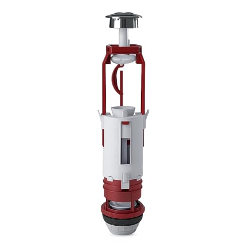 Jimten   Mecanismo Universal de Descarga WC Doble Pulsador S 584| Ahorro de Agua 3/6 L | Compatible con Cisternas Roca, Gala, etc. | Fácil Instalación y Altura Regulable