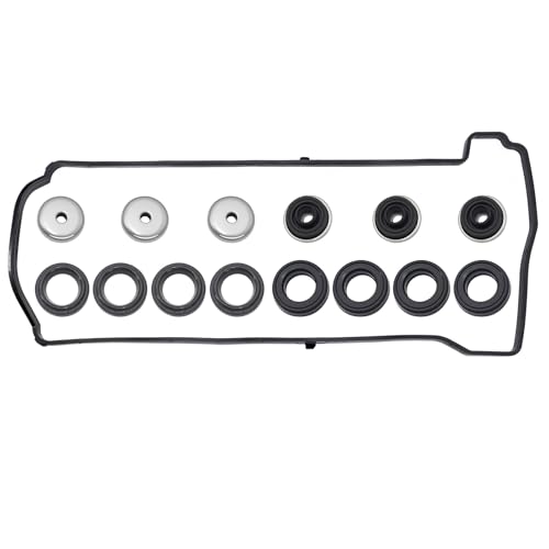 Image of Sorello Engine Cylinder Valve Cover Gasket Set Compatible with Acura CSX RDX RSX TSX for Honda Accord Civic CR-V Element - Replace VS50614R ES73071