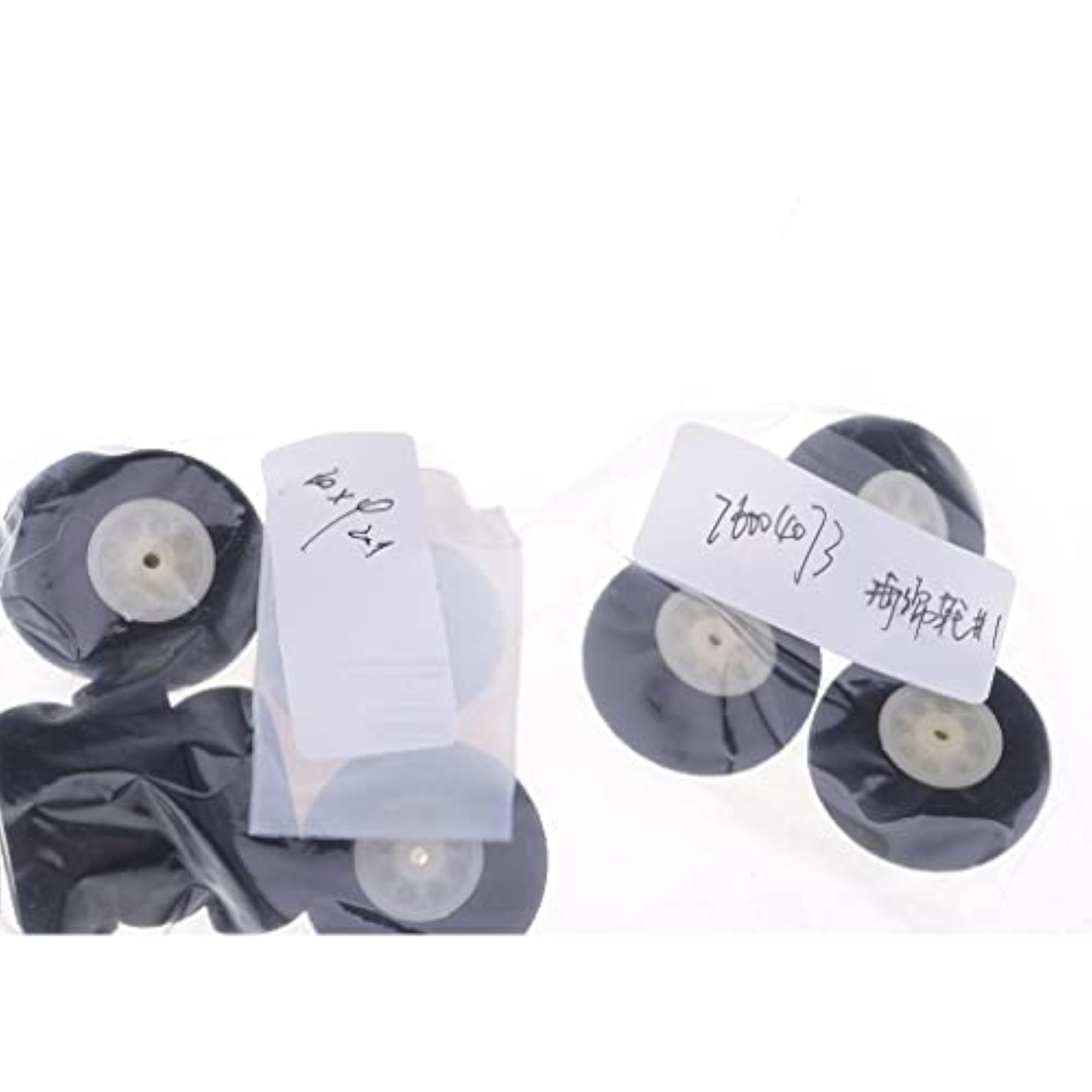 10 Pieces Black Sponge Wheels Tire for RC Airplane