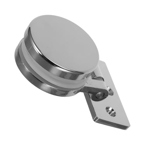 CONGARTENO Cerniere per Porte Doccia in Vetro 180 Gradi Morsetto Rotondo in Lega di Zinco Cerniere Pivotanti per Bagno Resistenti alla Corrosione Ferramenta per Box Doccia ad Apertura