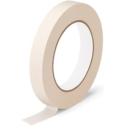 KICNIC White Masking Tape 0.7 inch Cover