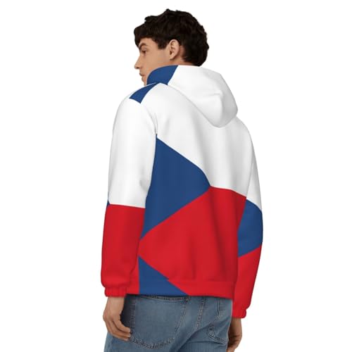 Sweat à capuche zippé République tchèque EdWal pour homme - 3