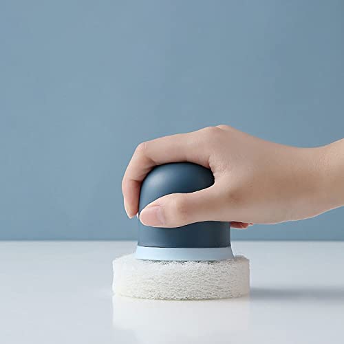 Cepillo para lavavajillas con asa esponja cocina duradera platos 4