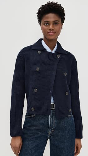 Vince Women's Double Breasted Sweater Jacket2