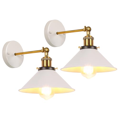 IDEGU 2 Piezas Lámparas de Pared Interior