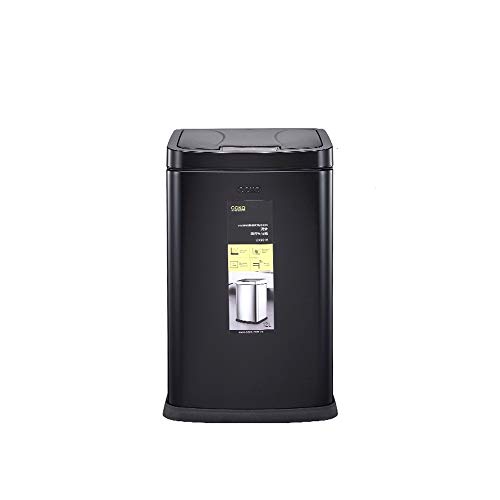 Contenedor automático de basura con papelera de inducción inteligente y tapa de 9L