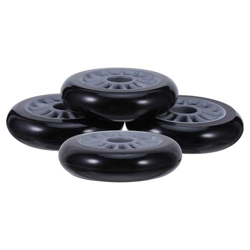 Roues de trottinette pour activités de plein air Healvian plastique noir x4