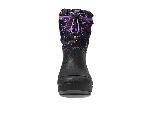 BOGS Snow Shell Neon Unicorn Kids Winter Waterproof Snow and Rain Boot, Purple Multi, 7 M2