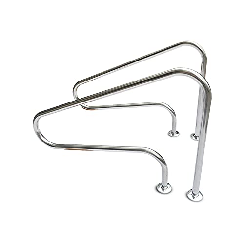 Barandilla para piscina de acero inoxidable 304 dorada miniatura 1