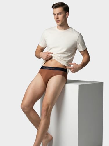 Image of Levi's Cotton Elite Brief | Premium Men's Brief Underwear | 4-Way Stretch | Outer Elastic Waistband | Double-Layered Pouch | Style 073 | Pack of 2