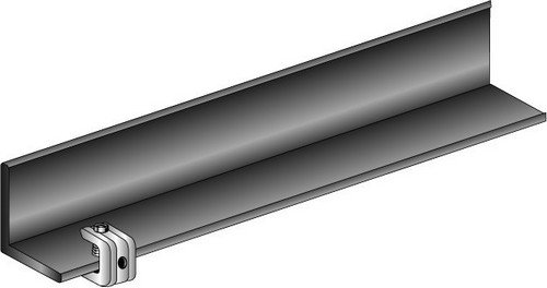 Miniatura 3 de Morris 17469 Abrazadera de viga universal, acero, brida de 34"