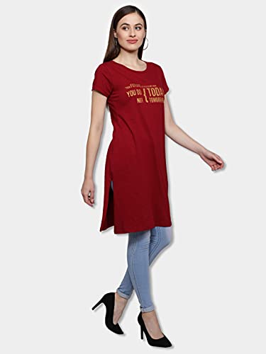 Image of FLEXIMAA Women's Half Sleeve T-Shirt - P