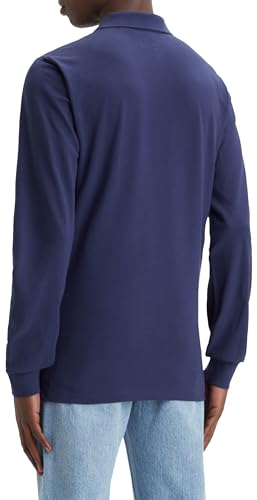 Levi's Long-Sleeve Slim Housemark Polo, Uomo, Naval Academy, S - 2