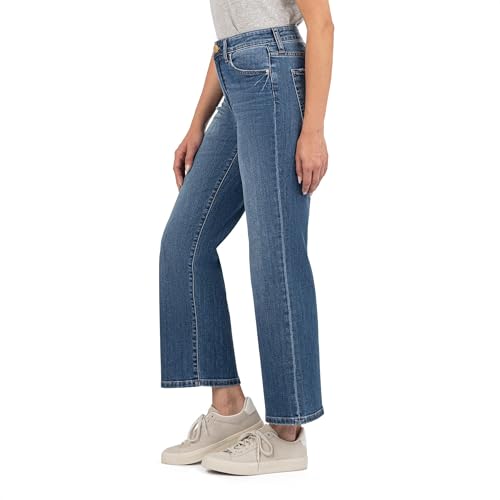 KUT from the Kloth Women's Charlotte High Rise Wide Leg with Regular Hem2