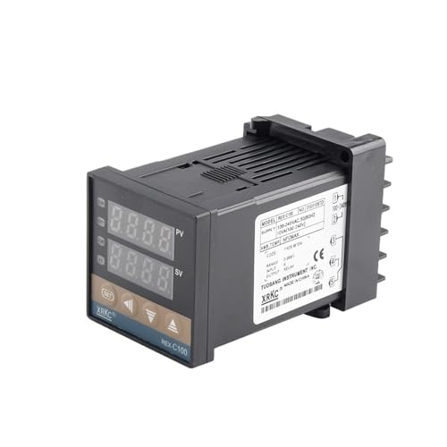Thermostat numérique PID REX-C100 avec régulateur de température et relais SSR 40A - 3