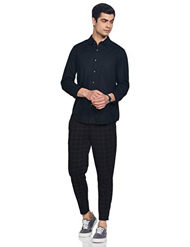 Image of Max Men's Regular Fit Textured Full Sleeves Casual Shirt