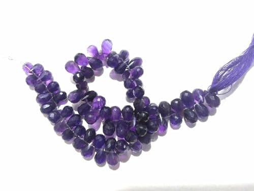 Perles en améthyste véritable facettées pour remplacer les fausses pierres ternes - 5