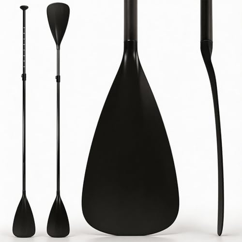 LBW SUP Paddle Board Paddle Stand up Paddleboard Paddles - 3-Piece or 4-Piece Floating Alloy Portable SUP Kayak Paddle Adjustable 2-Sided Paddle