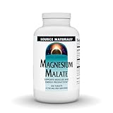 Source Naturals Magnesium Malate 1250mg Supplement Supports Muscle Function, Health and Energy Production - Essential Magnesium Malic Acid Supplement - 360 Tablets