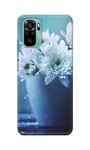 Image of PRINTFIDAA Flowers in The Glass On The Table Printed Designer Hard Back Case Cover for Xiaomi Redmi Note 10, Redmi Note 10S -(VD) MVN1002