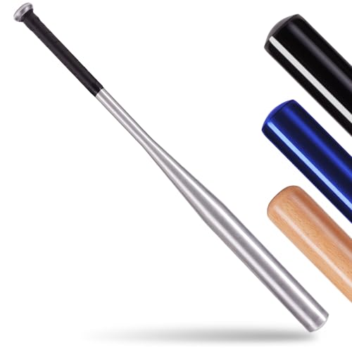 NAJATO Sports Baseballschläger – Aus Holz oder Aluminium – Robuste Verarbeitung & Rutschfester Griff – 81 cm lang