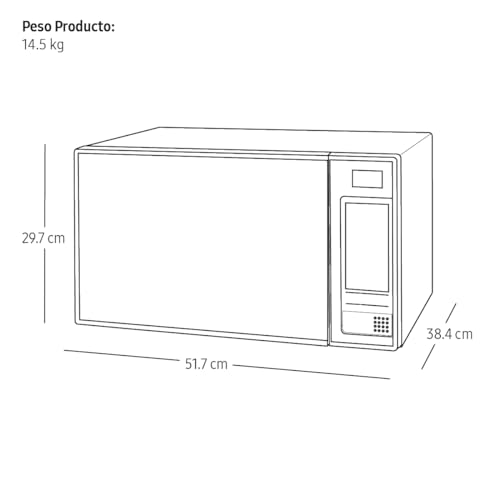 Línea Blanca, Kitchen horno microondas Marca SAMSUNG (3)