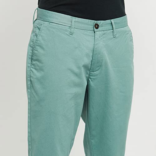 Image of Max Men Mid Rise Solid Carrot Fit Chinos