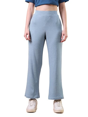 Image of TECHNOSPORT Women's Relaxed Fit Mid Rise Track Pant