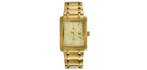 Image of Titan Regalia Analog Gold Dial Men's Watch-N9217YM02