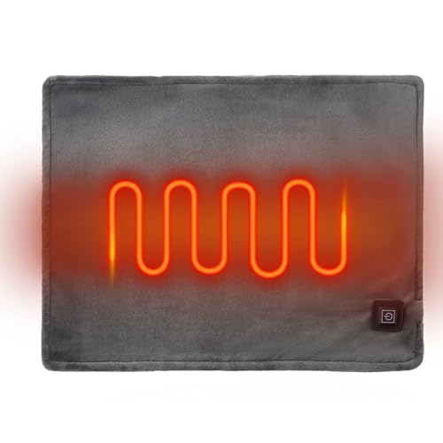 Youngwier Couverture Chauffante Électrique - Douce Couverture pour Canapé | 3 Niveaux de Chauffage Adulte Enfant Hiver Maison Bureau Camping Lit