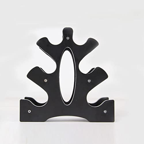 NOLITOY Halterbeugel 3 Tier Halterrek Compacte Halter Opberghouder Thuis Gym Oefening Gewichtsrek Zwart - Image 8