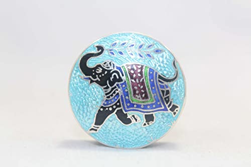 Boîte à bijoux éléphant argent pour coiffeuse raffinée B339