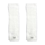 TD Sports Football Towel (2-Pack) - Towels with Hook/Loop Closure for Football, Golf, or Gym (White)