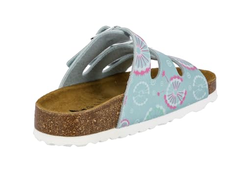 Lico Bioline Flower Kids Mädchen Niedrige Hausschuhe, Mint, 27 EU – Ansicht 4