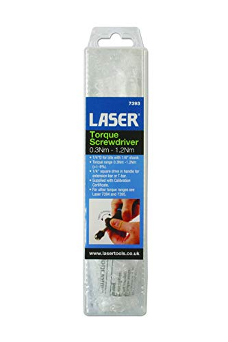 Vis cassées ? Utilisez le tournevis dynamométrique Laser 7393 de 0.3 à 1.2Nm