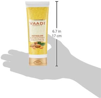 Vaadi Herbals Instaglow Almond and Honey Face Pack, 120g