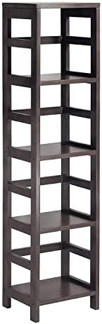 Winsome Wood Leo model name Shelving, Small, Espresso