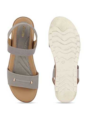 Image of Bata Womens EDEN SANDAL Grey Heels