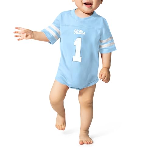 Image of Little King College Football #1 Infant Jersey Game Romper-Sizes 6M 12M 18M